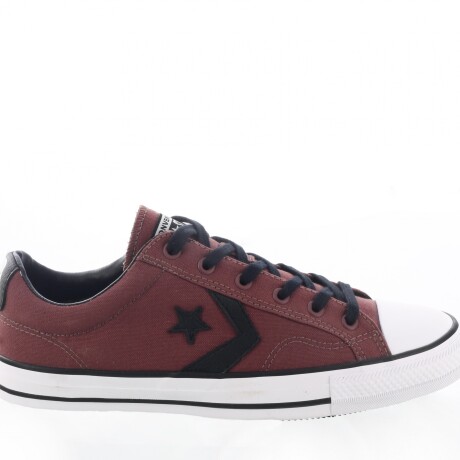 Championes de Hombre Converse - All Star Star Player OX Rojo - Bordó - Negro