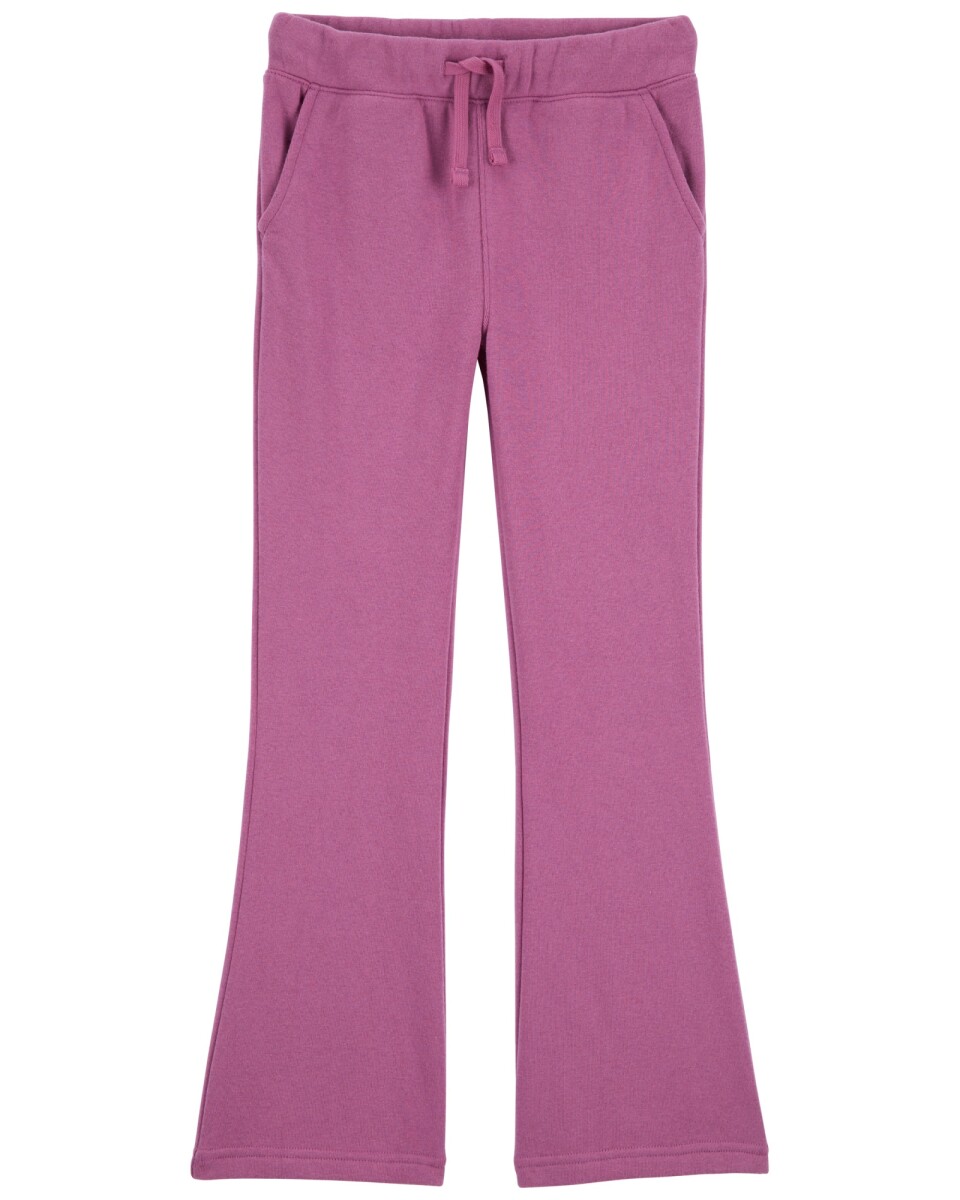 Pantalón de algodón, acampanado 