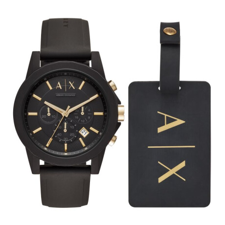 Reloj Armani Exchange Outerbanks Silicona Negro AX7105 0