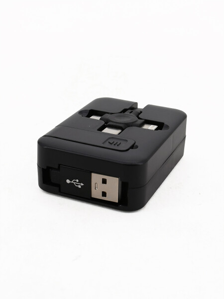 CARGADOR 3 EN 1 NEGRO