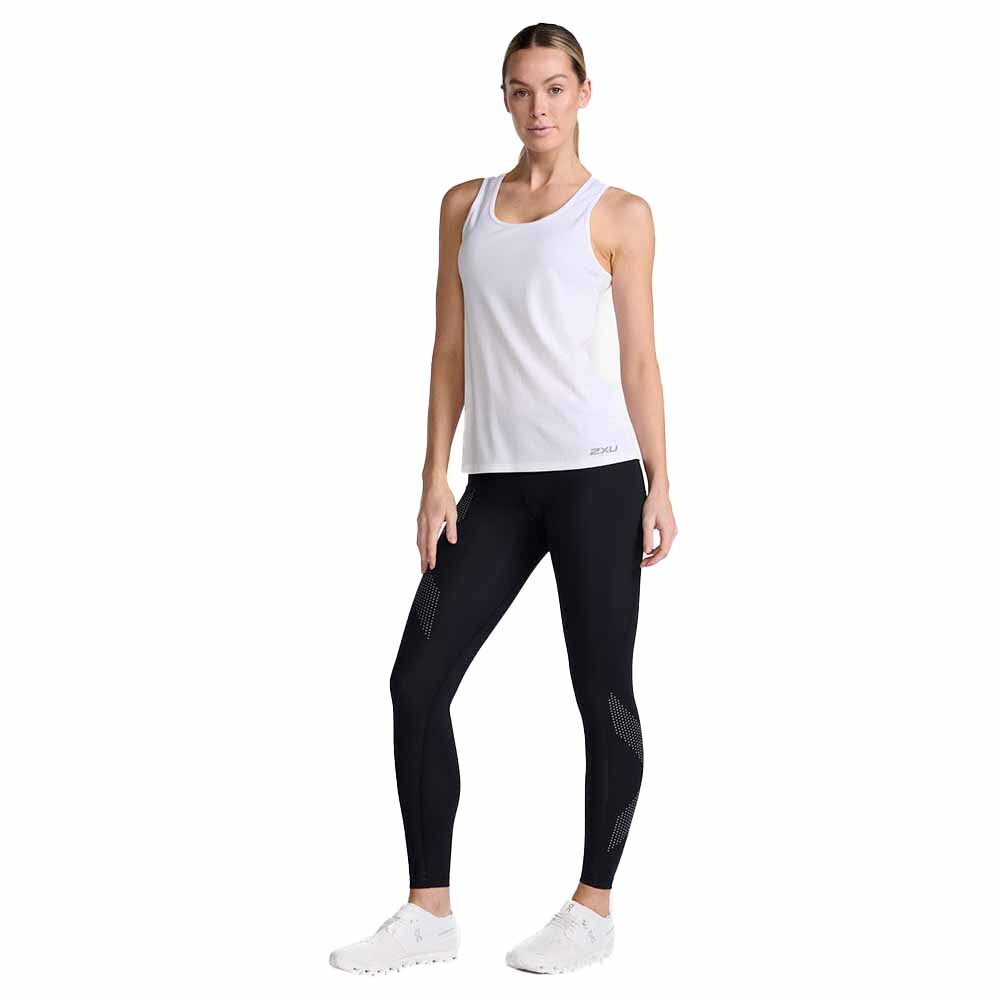 Aero Singlet - Mujer White/silver Reflective