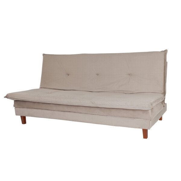 SOFÁ CAMA MODELO MAIA 2 LUGARES COLOR BEIGE Sofá Cama Modelo Maia 2 Lugares Color Beige