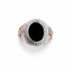 Anillo sello caballero con piedra oval onix Anillo sello caballero con piedra oval onix