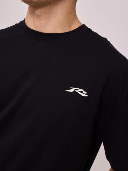 T-SHIRT RUSTY POPIK NEGRO