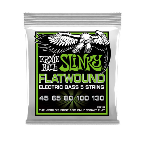 ENCORDADO BAJO ERNIE BALL REGULAR SLINKY FLATWOUND 5STR 45-130 ENCORDADO BAJO ERNIE BALL REGULAR SLINKY FLATWOUND 5STR 45-130