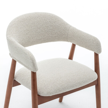 BUTACA DE COMEDOR MADERA NATURAL-BEIGE MARINA