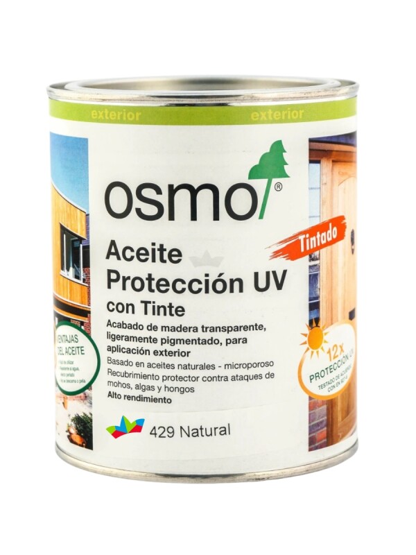 OSMO 429 ACEITE DE PROTECCION UV NATURAL 0.75 LT. N/A