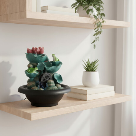 Fuente De Agua Flor De Loto Con Rueda Fuente De Agua Flor De Loto Con Rueda