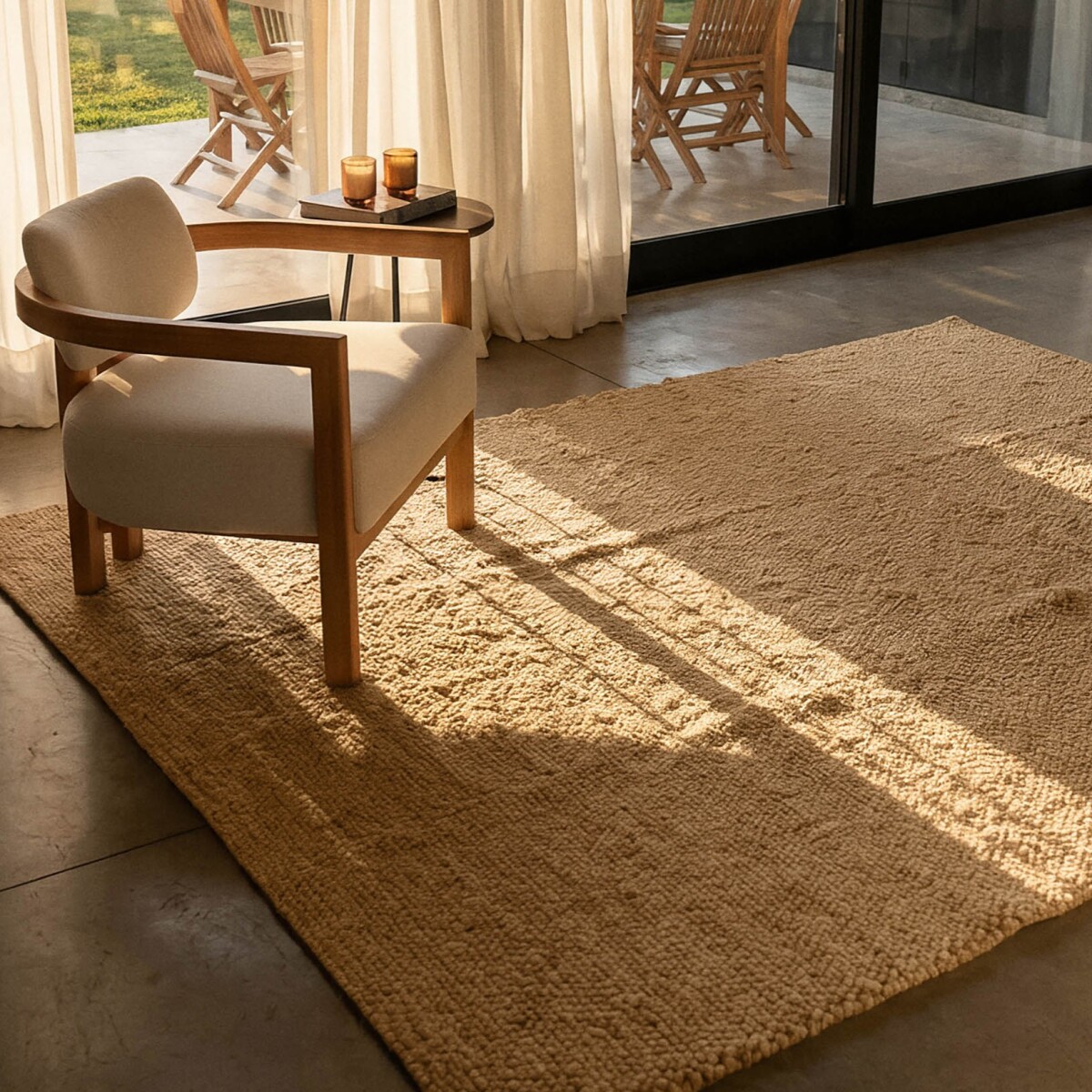 Alfombra Kaia, mostaza 