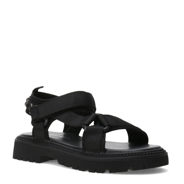 Sandalias de Niña MINI Miss Carol Califa de Tela Con Tiras Negro