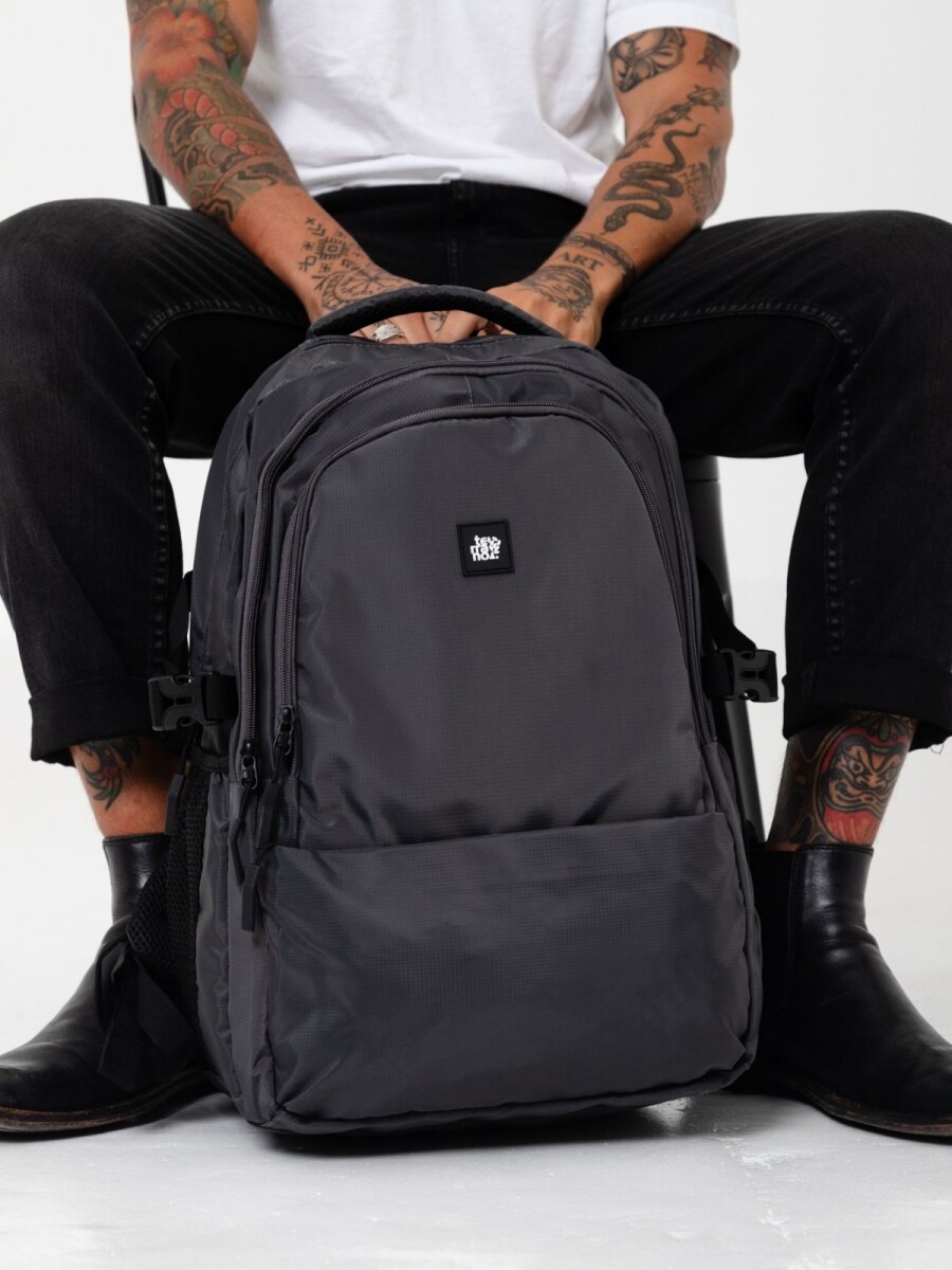 Mochila Grande - 7086 - Gris 