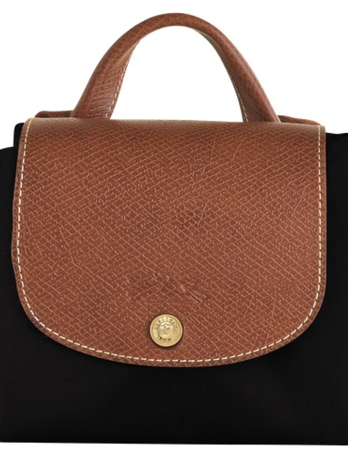 Longchamp -Mochila Longchamp plegable de nylon con cierre, Le pliage M 0