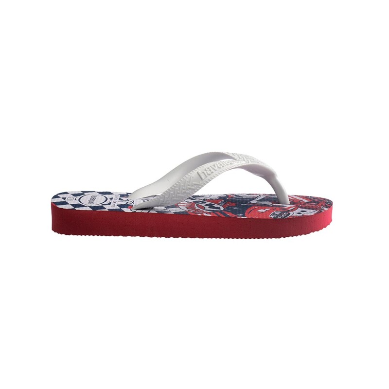 Sandalias Havaianas Kids Disney Niños Blaco/rojo