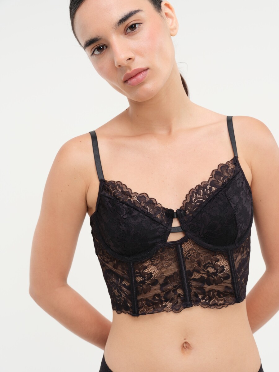 Bustier Harper - Negro 