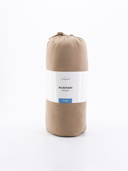 ACOLCHADO 1 PLAZA BEIGE