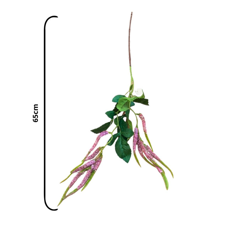 Rama de Hojas Rosa