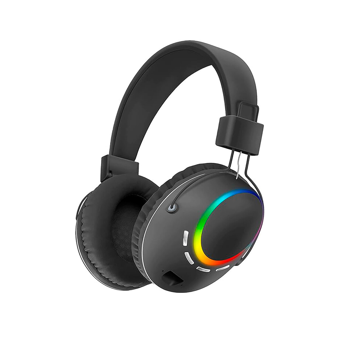 AURICULARES INALAMBRICOS BLUETOOTH VINCHA B56 5.1 RGB NEGROS 