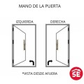 PUERTA SEMI BLINDADA BLANCA 25K - IZQUIERDA PUERTA SEMI BLINDADA BLANCA 25K - IZQUIERDA