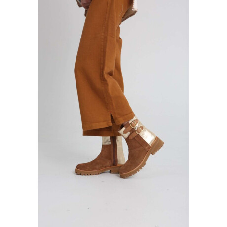 Bota Biker Short Whiskey Con