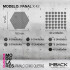 Set Cuadro Calado Mural gigante Moderno Living Decorativo Hexagonos Madera MDF Imback Color Negro Set Cuadro Calado Mural gigante Moderno Living Decorativo Hexagonos Madera MDF Imback Color Negro