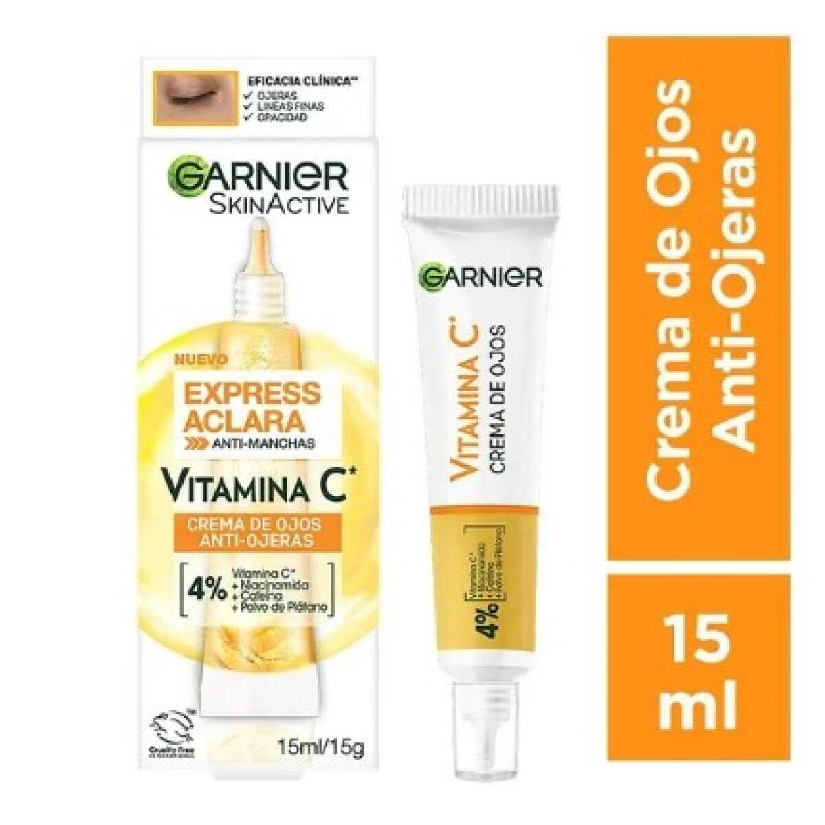 Garnier Express Aclara crema para ojos 15 ml 