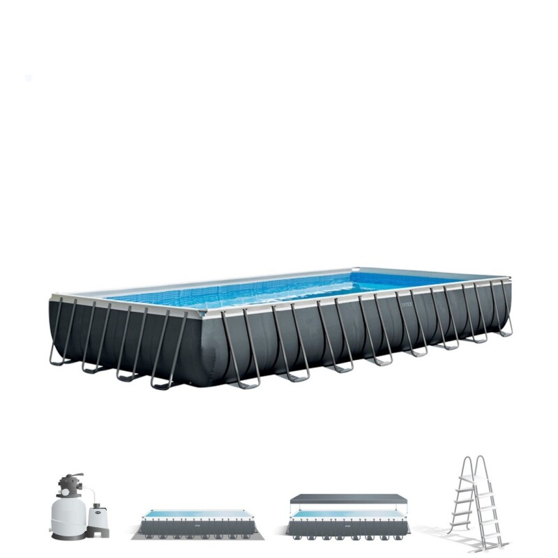 INTEX PISCINA ESTRUCTURAL DELUXE ULTRA FRAME XTR 9.75 X 4.88 X 1.32 MTS 54368 LT Intex Piscina Estructural Deluxe Ultra Frame Xtr 9.75 X 4.88 X 1.32 Mts 54368 Lt
