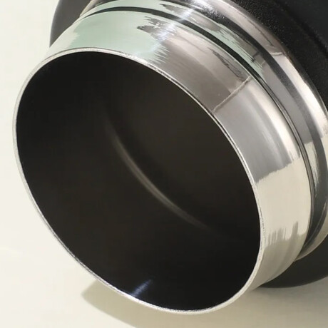 Botella térmica de acero con asa y colgante de flor 450ml Verde