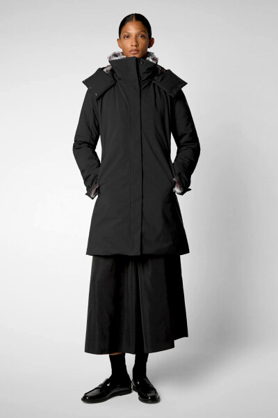 HOODED PARKA SAMANTAH Negro