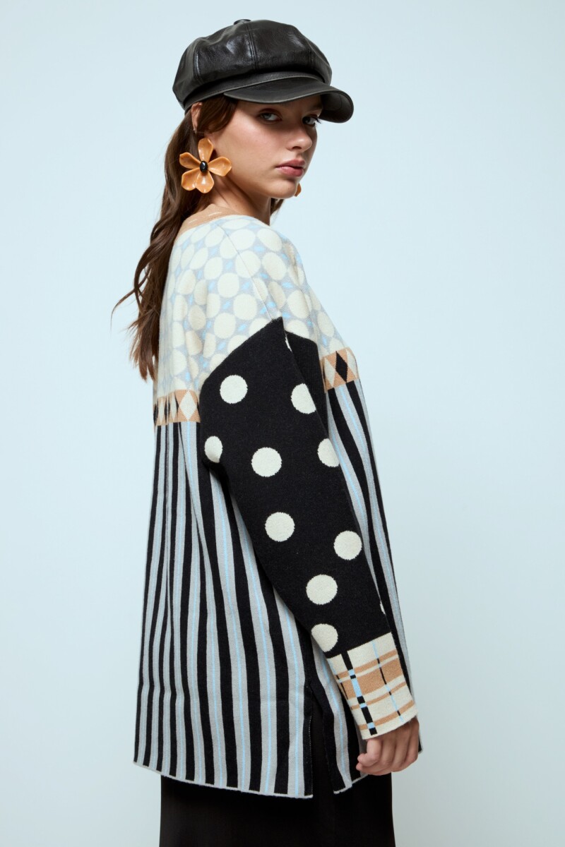 Sweater vibrante beige