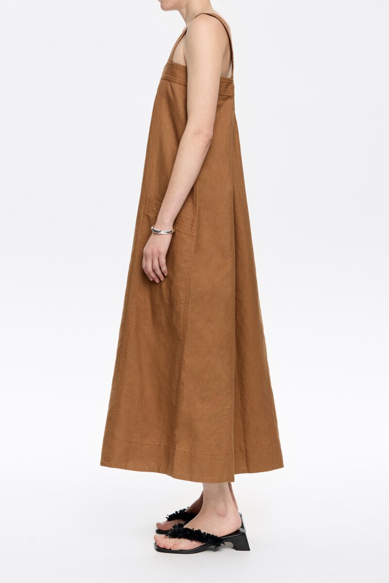 VESTIDO Marron