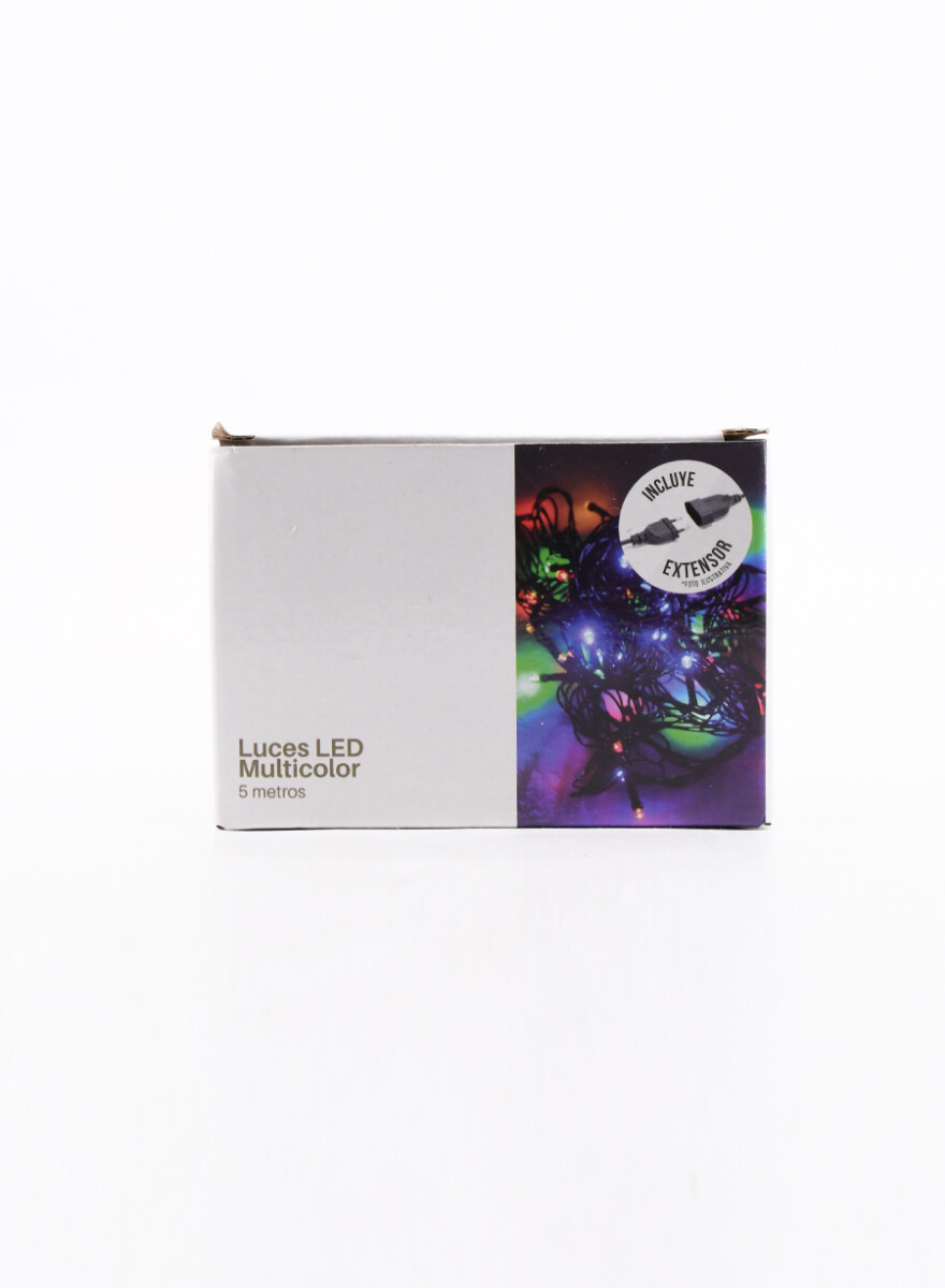 LUCES LED 5 MTS - MULTICOLOR 