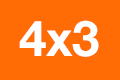 4X3 SILLAS