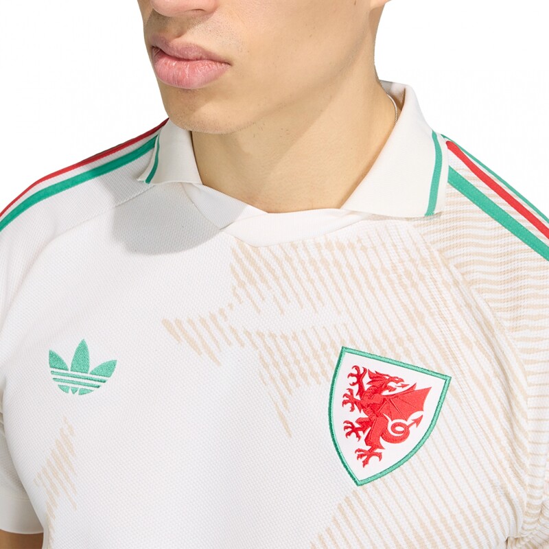 Camiseta Gales Away adidas White