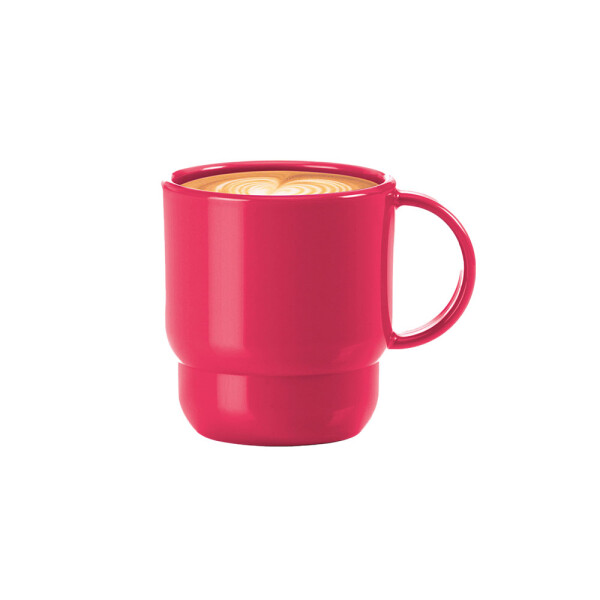 TAZA MILANO TUPPERWARE 280 ML CORAL