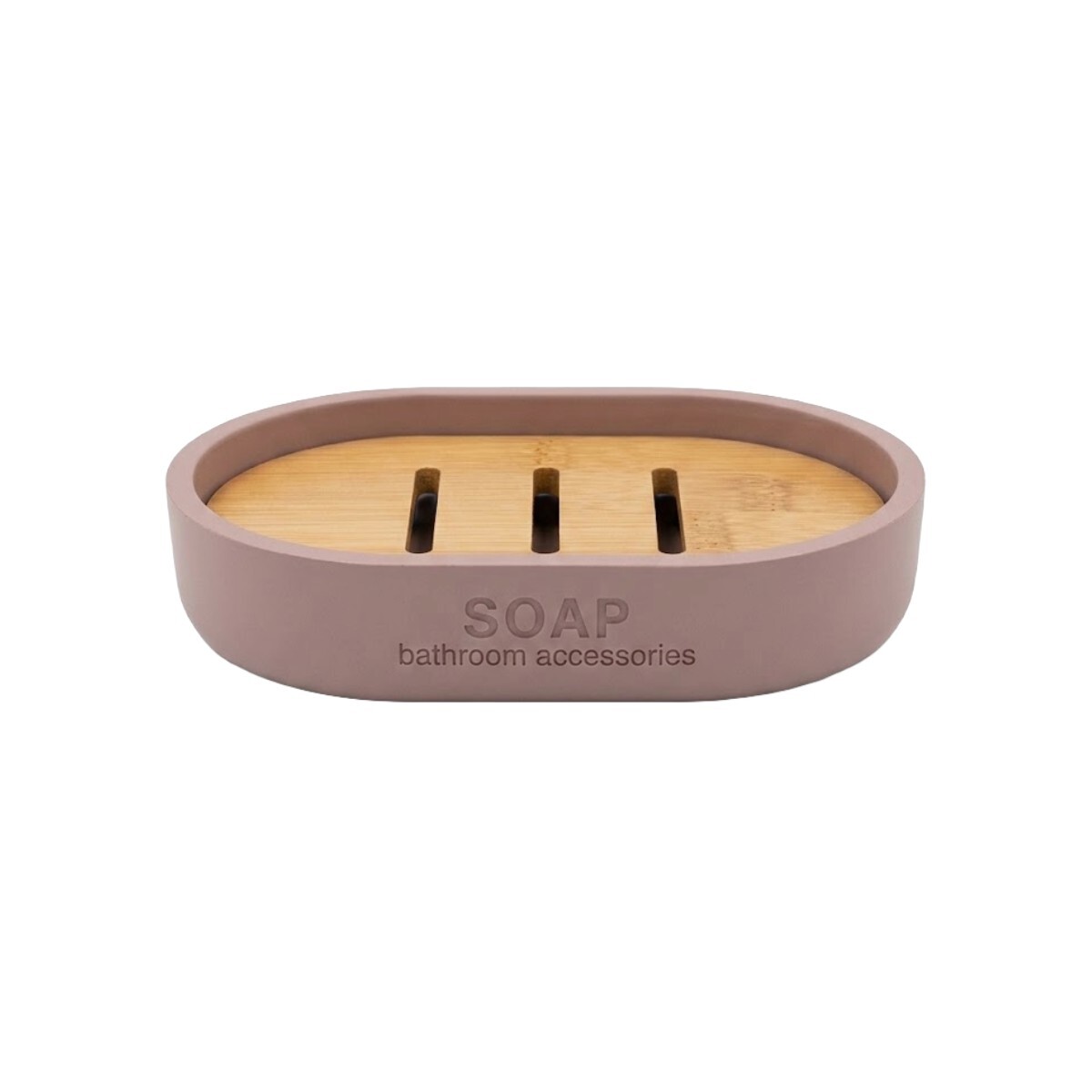 JABONERA BEIGE/BAMBU 