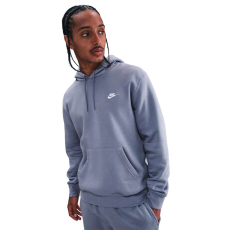 Campera Club Fleece Hoodie de Hombre Azul