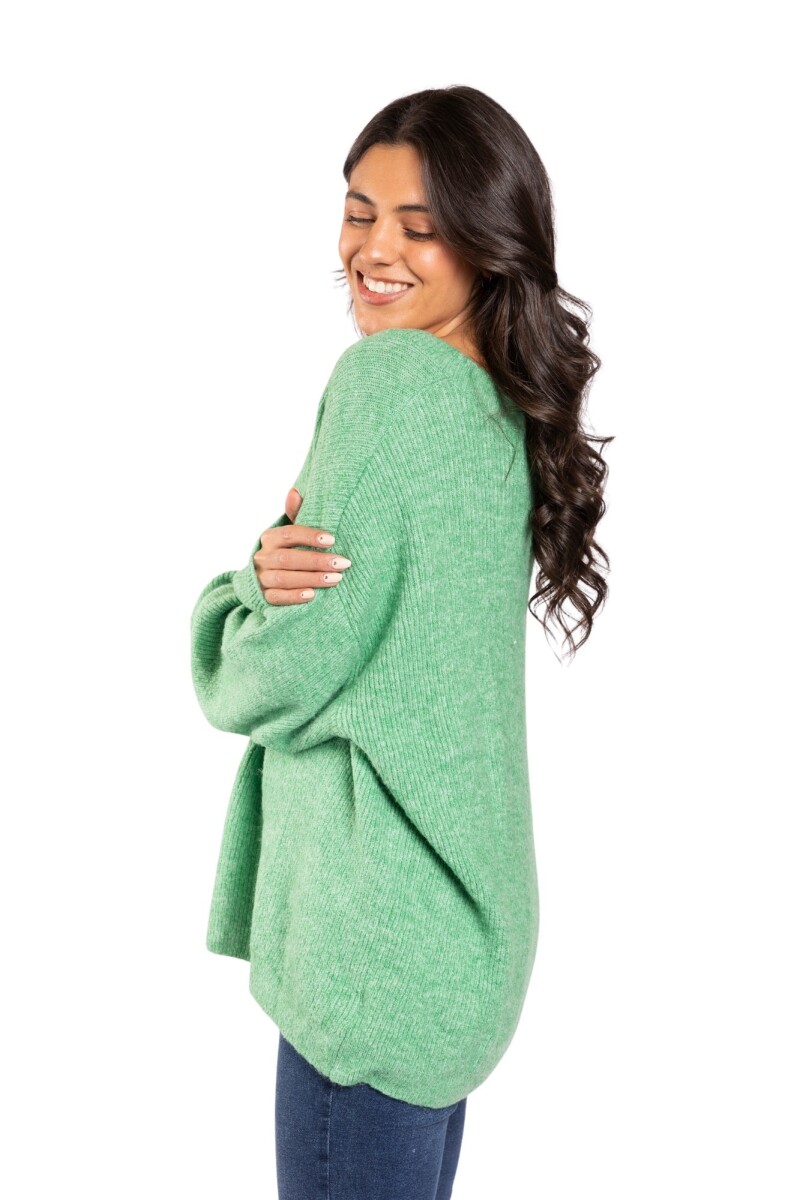 CHERRY SWEATER - GREEN 