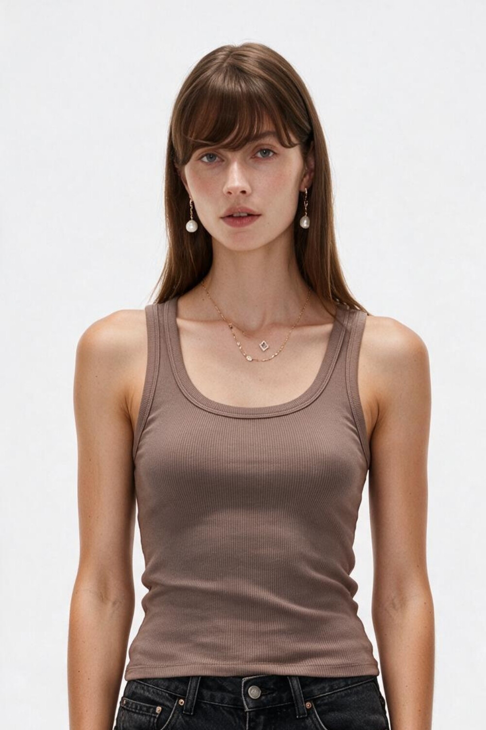 Musculosa Malisa Taupe / Mink / Vison