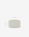 Macetero Aiguablava de cemento blanco Ø 62 cm