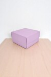 Caja Cuadrada 8x8x4,5 cm LILA
