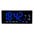 Reloj De Pared Digital 36cm Azul