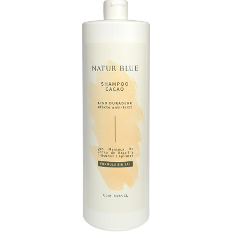 Shampoo Cacao sin sal NATUR BLUE 1 L