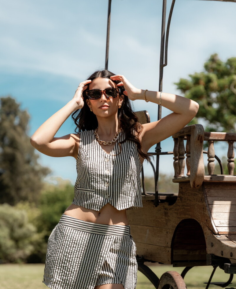 Conjunto Stripes negro