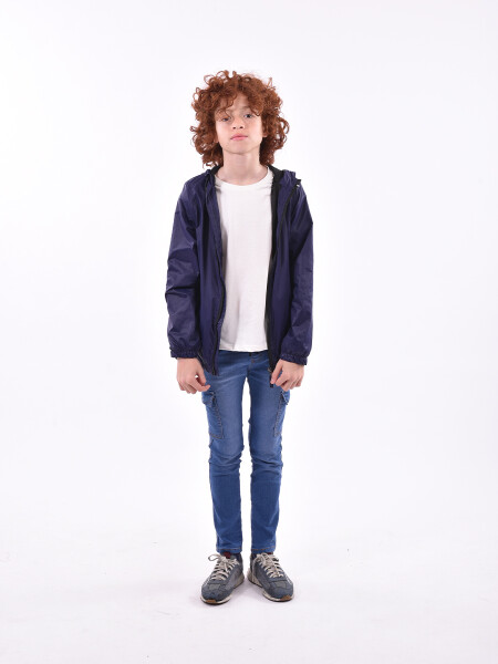 CAMPERA RAIN AZUL OSCURO