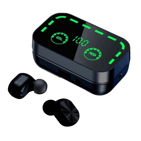 Auriculares YD05 Bluetooth Inalámbricos Recargables Táctiles Negro