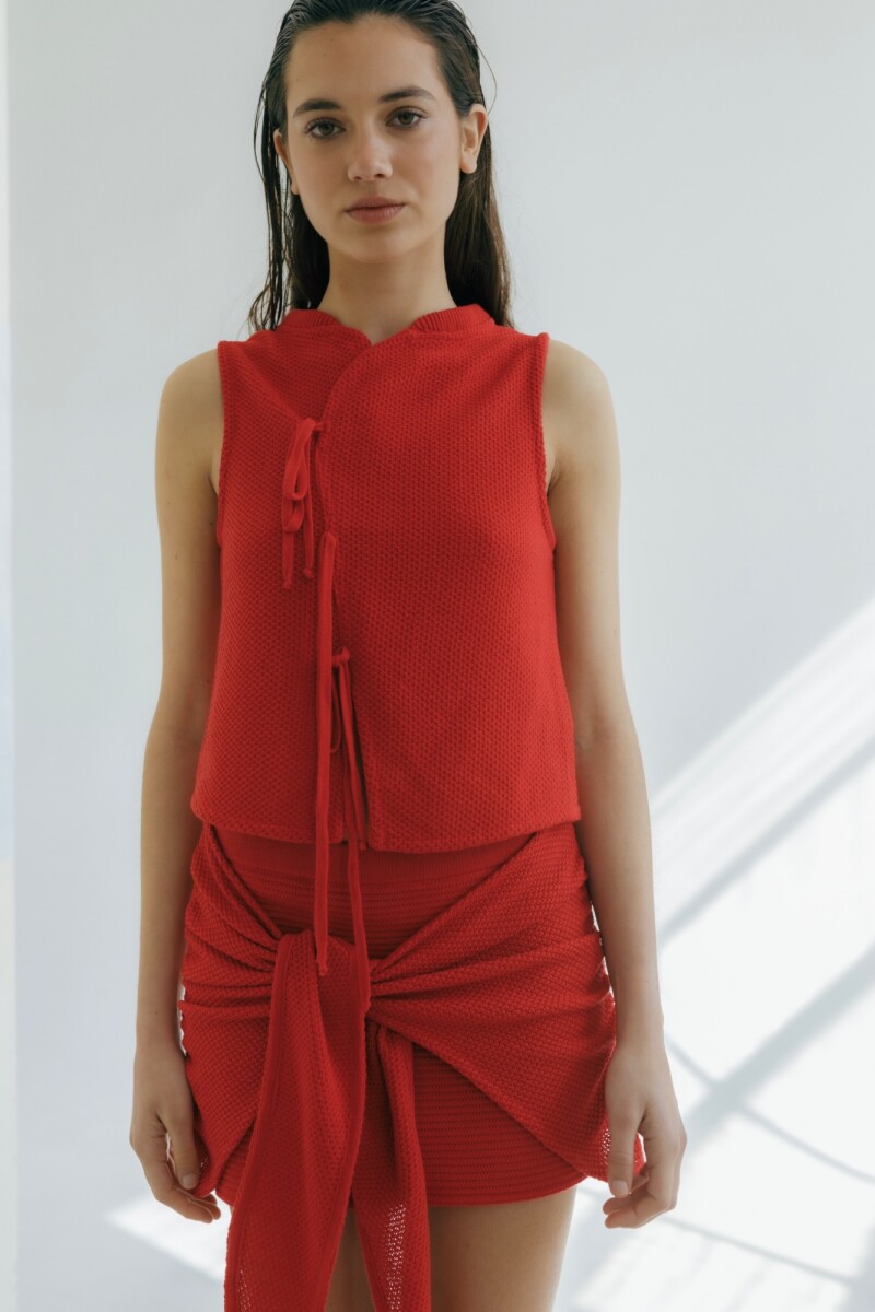 TOP JAPONA KNIT Rojo