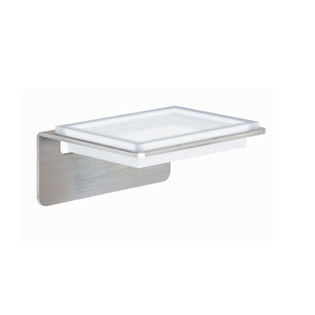 JABONERA ACERO INOXIDABLE DE PEGAR FINELINE BRILLO METAL 000