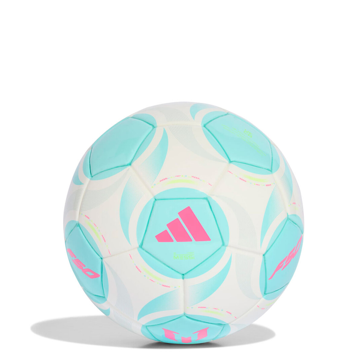 Pelota Adidas Mini F50 Messi - Blanco - Menta 