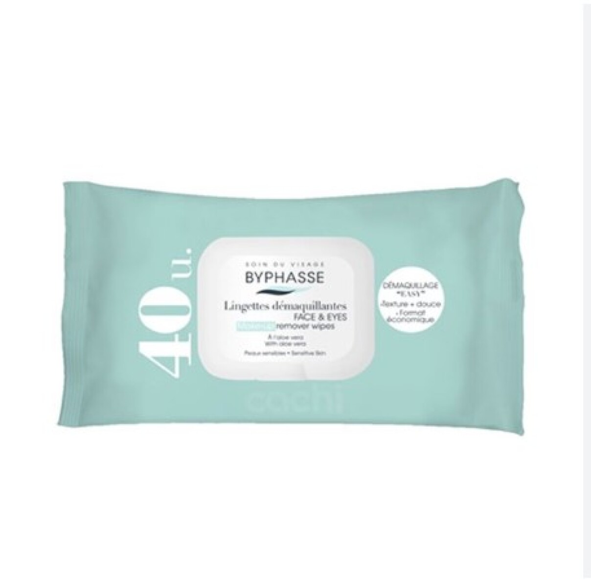 Byphasse toallas desmaquillantes x40 - Aloe vera piel sensible 