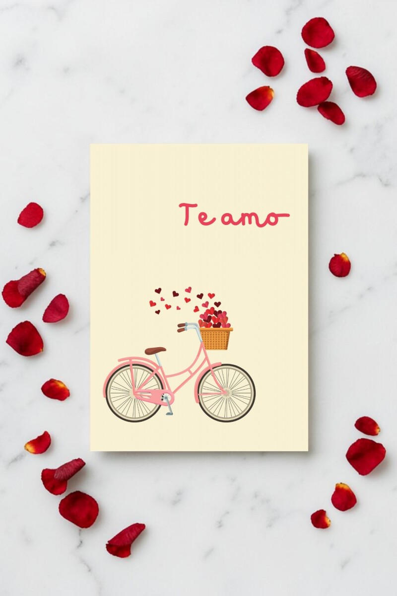 Tarjeta amor 10x15 - DISEÑO 6 